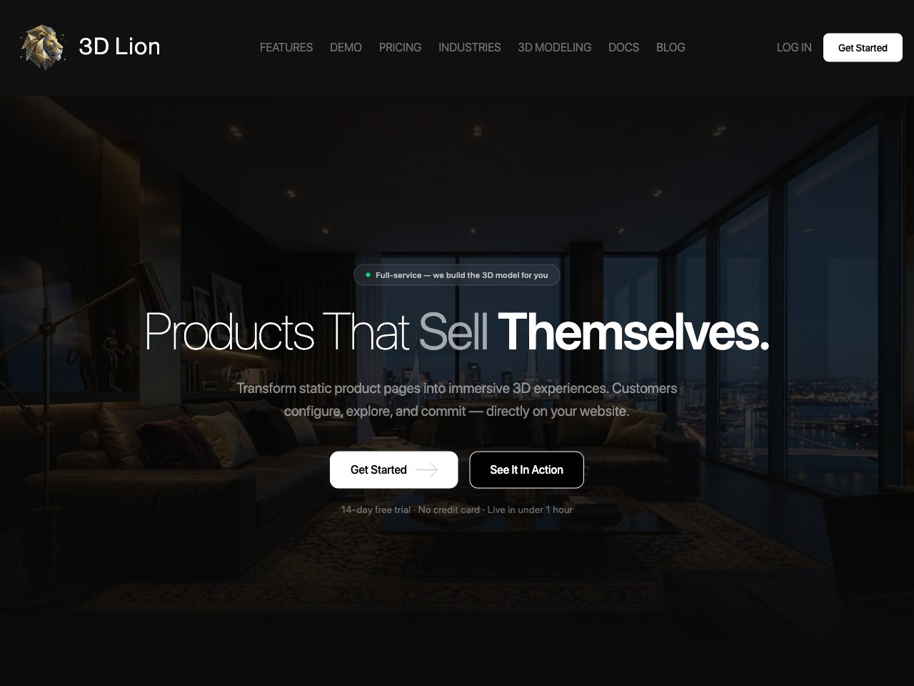3D Lion